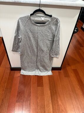 J. Crew Heather Gray Midi Dress